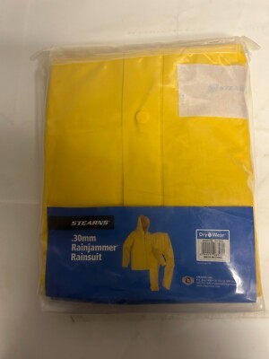 Stearns .30mm Rainjammer Rainsuit 8265 Yellow PVC/POLY Large Heavy