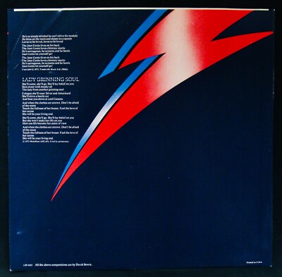 DAVID BOWIE-ALADDIN SANE-Rare Album With Fan Club Insert-RCA
