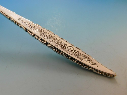 Floral Lace by Lunt Sterling Silver Salad Fork 6 1/2" Heirloom Flatware Vintage - Picture 2 of 2