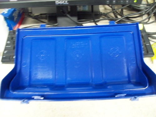 NOS OEM Kawasaki Blue #42 Rear Fender Cover 1993-1994 KLF400 14090-1160-BG - Picture 2 of 4