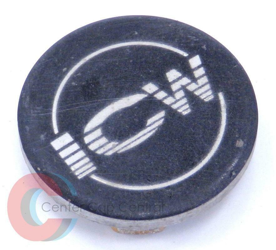 ICW 10373 Black Racing Wheel Hubcap 2-3/8 Inch Center Cap 1pc