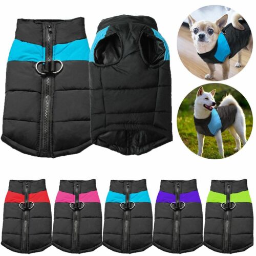 Pet Dog Vest Jacket Warm Waterproof Clothes Winter Padded Coat  Small/Large US - Picture 1 of 15