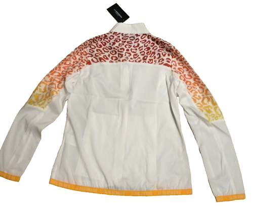 J. Lindeberg Golf Women Tenley Jacket Print (animal) GWOW09237 White Large NWT - Picture 7 of 8