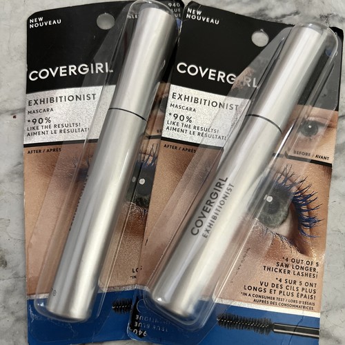 Covergirl Exhibitionist Mascara ~ 940 True Blue. Set Of 2