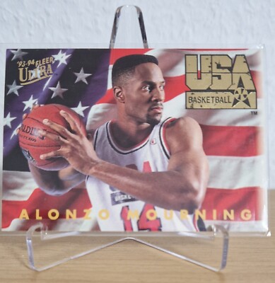 Top Rar 1993-94 Fleer Ultra Basketball Alonzo Morning #367 Team USA