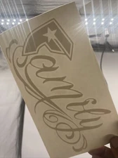 famous stars and straps family Vinyl Decal: 7 1/2” X 4”, No For Porous Surfaces