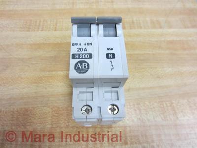 Allen Bradley 1492-CB1H200 Circuit Breaker 2 Pole  1492-CB1H200-N (Pack of 3)