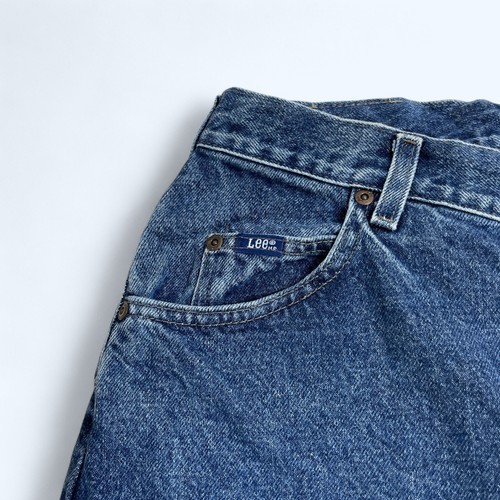 LEE Womens Premium Vintage Denim Blue Jeans UK 12 (W28" L32") Tall Tapered - Picture 3 of 10