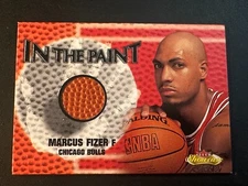 Marcus Fizer 2000-01 Fleer Showcase In The Paint Ball Relic Rookie RC Bulls