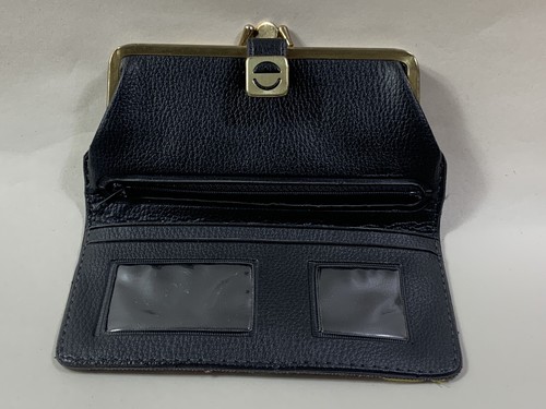 Vintage Inspired Tapestry Faux Leather Double Sided Coin Purse Faux Suede Lining - Picture 18 of 19