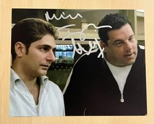 MICHAEL IMPERIOLI & STEVE SCHIRRIPA SIGNED 8x10 PHOTO AUTOGRAPHED SOPRANOS COA
