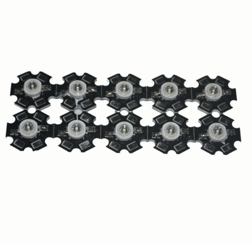 Lampada lampadina chip LED 3W UV ad alta potenza 365 nm 375 nm 395 nm 400 nm 410 nm 420 nm - Foto 10 di 10