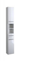 Held Parma Seitenschrank Hochschrank Badschrank B: 25 Cm Hochglanz Weiß