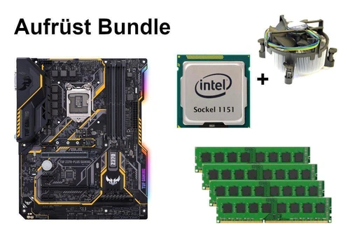 Bundle ASUS TUF Z370-Plus Gaming + Intel Core i7 + 8GB - 64GB RAM