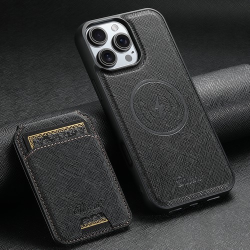 For iPhone 16 Pro Max 15 14 13 12 Leather Mag Safe Magnetic Case Wallet Holder - Picture 7 of 26