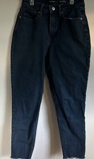 Old Navy Women s OG Straight High Rise Sz 4 Secret Slim Pocket Blue Jeans 29.5