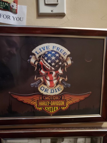 Harley Davidson Signs Photos Home Made Display Set of 4 Different - Picture 4 of 4