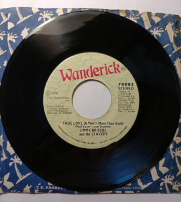 Jimmy Briscoe And The Beavers - Living For Today 7'' 1978 Funk 45 Runden Disco