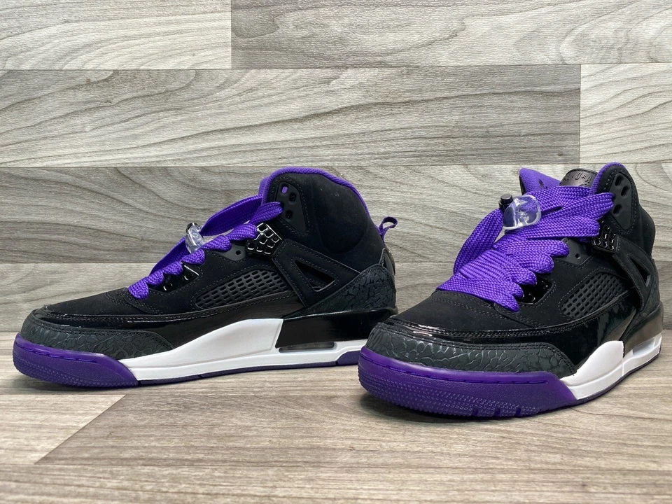 Jordan Spizike Negro Corte Púrpura 315371-051 (A1D024724) Foto 3 de 4