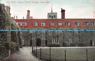 R547876 Cambridge Corpus Christi College Old Court Hartmann 1905
