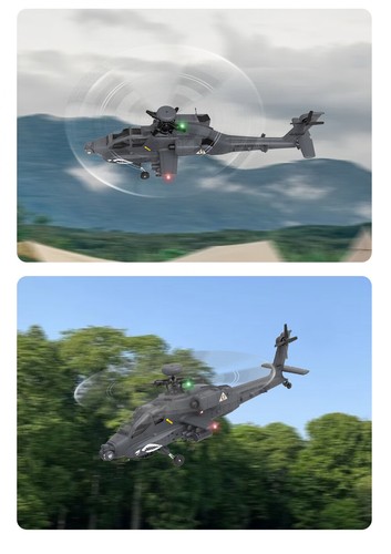 Yuxiang F11S AH64D Apache Helicopter RC Hubschrauber 6Axis 2.4G GPS Flybarless - Bild 17 von 24