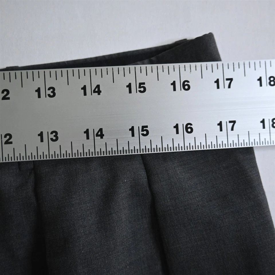 Vtg Polo Ralph Lauren Dalton 33x30 Italy 100% Wool Pleated Cuffed Dress Pants - Image 2 of 4