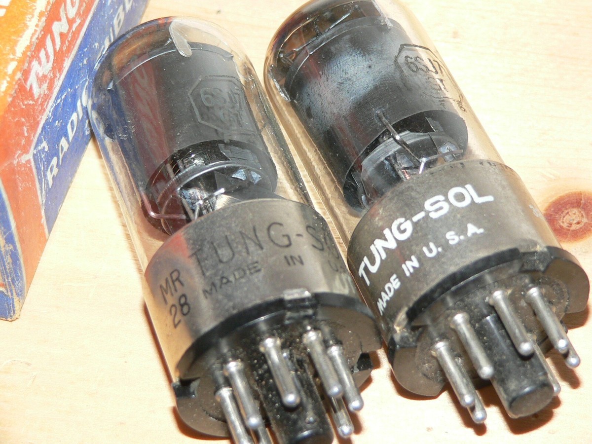 2 Tung-Sol 6SJ7GT Tubes (USA) -TEST GOOD | eBay