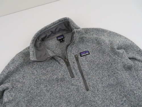 Patagonia Better Sweater Fleece 1/4 Pullover Coat Jacket Girls Youth XL 14 Gray - Picture 2 of 5