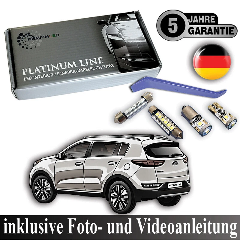 LED Innenraumbeleuchtung KIA Sportage 4 Innenbeleuchtung Innenlicht Set QL 2016+ - Bild 1 von 4