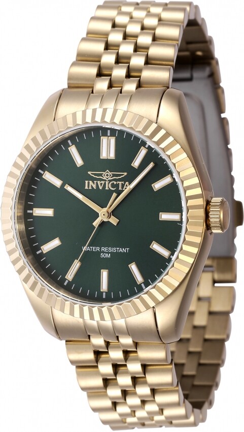 Женские часы Invicta Specialty с зеленым кварцевым циферблатом 47505