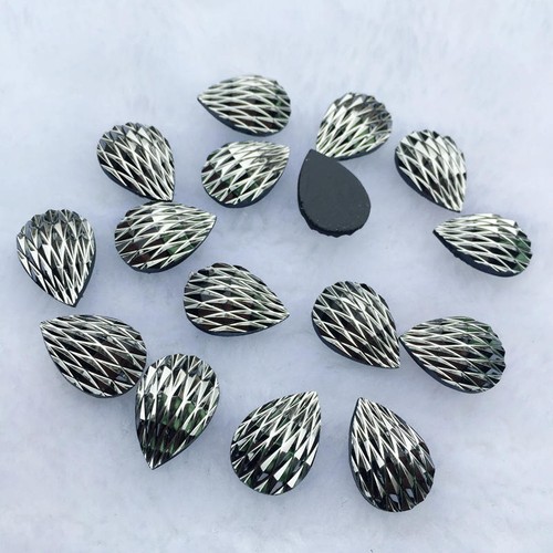 60pc 10*14mm Water Drop Shiny Rhinestone Flatback Phoenix down DIY scrapbook-B09 - Picture 18 of 19