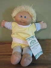  XAVIER ROBERTS - 1984 CABBAGE PATCH DOLL - short blonde hair blue eyes