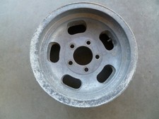 One Vintage Steel Aluminum Slot 14x6 Wheels Rim Pattern 5 X 4 34