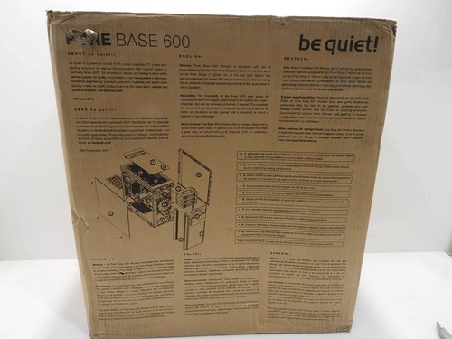 be quiet! Pure Base 600 Window Orange, BGW20, Mid-Tower ATX, 2 Pre-Installed Fan - Picture 12 of 12