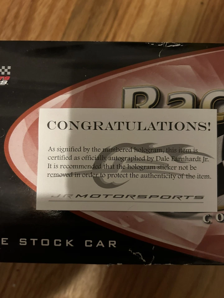 Dale Earnhardt jR 2007 #8 camuflaje Monte Carlo autografiado limitado certificado por JRM Foto 3 de 3