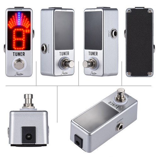 Mini Chromatic Tuner Pedal True Bypass LED Display for Electric Guitar Bass Q7L4 - Picture 8 of 9