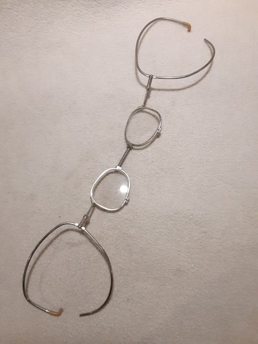 Vintage US Military M17 Gas Mask Optical Insert Glasses Ships Free - Picture 4 of 8