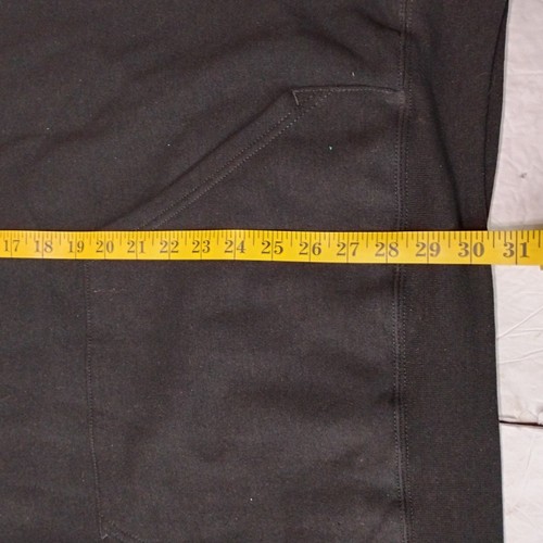 None Line Hoodie 2XL schwarz/grau Kordelzug Langarm - Bild 10 von 10