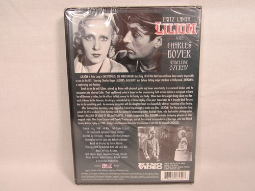 FRITZ LANG'S LILIOM 1934 DVD Charles Boyer French Film NEW FACTORY SEALED - Picture 2 of 2