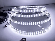 4rings 15.5 Quad Row Strobe White Led Wheel Lights For Truck Remote Rim Lights
