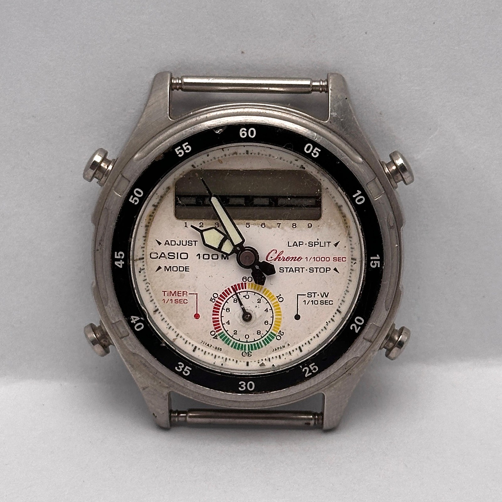 Ana-Digi ARN1 Aw-600 373 Watch Vintage Men’s Quartz Casio For Chrono Alarm Parts - vintagewatches.pk