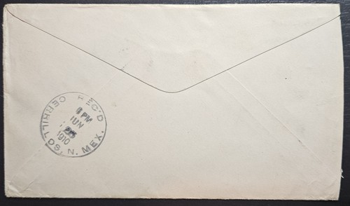 Madrid NM Territory Violet 4-bar To Germany DPO 1906-1966 Santa Fe County - Picture 2 of 2