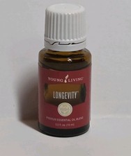 YOUNG LIVING 15 ml LONGEVITY Essential Oil Unopened Bottle .5 oz. NEW SEALED