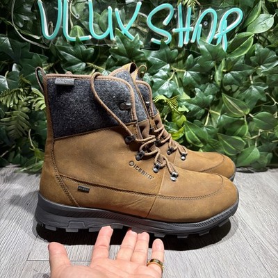 Icebug Adak Wool BUGrip Boot Men s Size 10 Brown Grey NEW With Tags Outdoors
