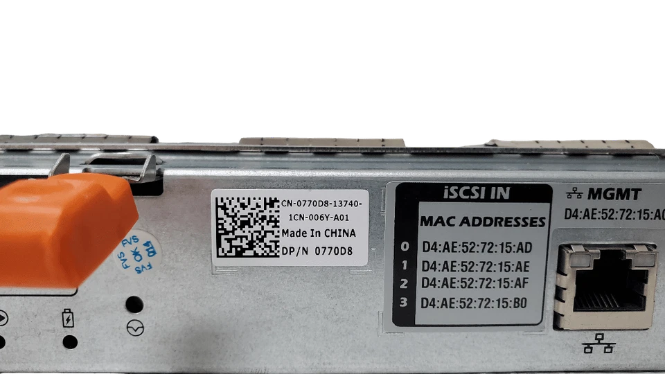 Dell E02M Powervault MD3200i / MD3200i iSCSI Controller VFX1G - Image 3 of 3