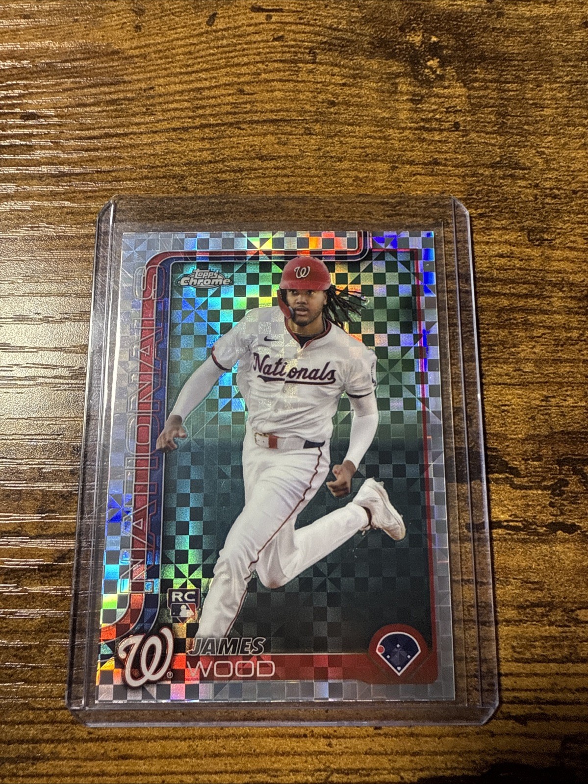 2025 Topps Chrome - James Wood #132 X-Fractor (RC)