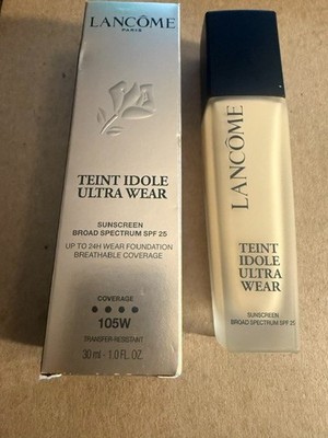 Lancome Teint Idole Ultra Wear Foundation SPF 25  105W NIB 30ml 1.0 oz Exp 05/26
