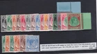MY95) Malaysia: Straits Settlements 1937-41 KGVI Die I & Die II set of 21 to