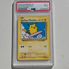 2016 POKEMON XY EVOLUTIONS #111 SURFING PIKACHU PSA 9