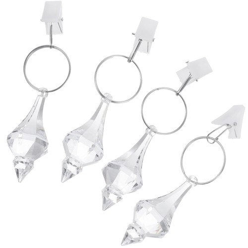 4 Pcs Weights for Shower Curtain Clips to Hold Curtains Together - Picture 6 of 10